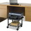 Safco SAF5206BL Underdesk Printer/fax Stand, One-Shelf, 19w X 16d X 13-1/2h, Black, Price/EA