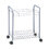 SAFCO PRODUCTS SAF5225 Rolling Project File Rack, 12 Hanging Clamps, 21 X 13 3/4 X 24 3/4, Light Gray, Price/EA