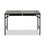 Safco SAF5272BLGR Simple Work Desk, 45.5" x 23.5" x 29.5", Gray, Price/EA