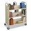Safco SAF5357SA Steel Book Cart, Six-Shelf, 36w X 18-1/2d X 43-1/2h, Sand, Price/EA