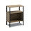 Safco SAF5507BLWL Simple Storage, Two-Shelf, 23.5w x 14d x 29.6h, Walnut, Price/EA