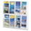 SAFCO PRODUCTS SAF5608CL Reveal Clear Literature Displays, Eight Compartments, 20 1/2w X 20 1/2h, Clear, Price/EA