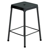 Safco 6605BL Counter-Height Steel Stool, 25