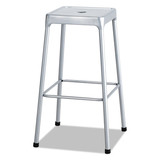 Safco SAF6606SL Bar-Height Steel Stool, Backless, Supports Up to 250 lb, 29