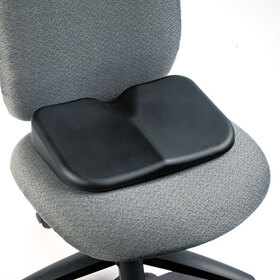 SAFCO PRODUCTS SAF7152BL Softspot Seat Cushion, 15-1/2w X 10d X 3h, Black