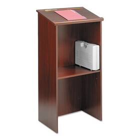 Safco SAF8915MH Stand-Up Lectern, 23 x 15.75 x 46, Mahogany