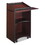 SAFCO PRODUCTS SAF8918MH Executive Mobile Lectern, 25-1/4w X 19-3/4d X 46h, Mahogany, Price/EA