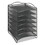 Safco SAF9431BL Onyx Steel Mesh Lliterature Sorter, Six Compartments, Black, Price/EA