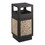 SAFCO PRODUCTS SAF9472NC Canmeleon Side-Open Receptacle, Square, Aggregate/polyethylene, 38gal, Black, Price/EA