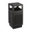SAFCO PRODUCTS SAF9476BL Canmeleon Side-Open Receptacle, Square, Polyethylene, 38gal, Textured Black, Price/EA
