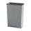 SAFCO PRODUCTS SAF9618CH Rectangular Wastebasket, Steel, 22gal, Charcoal, Price/EA