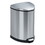 Safco SAF9685SS Step-On Waste Receptacle, Triangular, Stainless Steel, 4gal, Chrome/black, Price/EA
