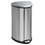 Safco SAF9687SS Step-On Waste Receptacle, Triangular, Stainless Steel, 10gal, Chrome/black, Price/EA