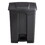 Safco SAF9922BL Large Capacity Plastic Step-On Receptacle, 17gal, Black, Price/EA