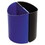 Safco SAF9927BB Desk-Side Recycling Receptacle, 3gal, Black And Blue, Price/EA