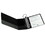 Samsill SAM16400 Nonstick D-Ring View Binder, 3 Rings, 5" Capacity, 11 x 8.5, Black, Price/EA