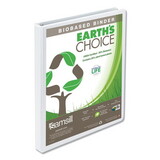 Samsill SAM18917 Earth's Choice Biobased + Biodegradable Round Ring View Binder, 1/2
