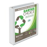 Samsill SAM18957 Earth's Choice Plant-Based Round Ring View Binder, 3 Rings, 1.5