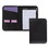 Samsill SAM70811 Professional Padfolio, 3/4w x 9 1/4h, Open Style, Black, Price/EA