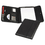 SAMSILL CORPORATION SAM70890 Professional Tri-Fold Padfolio W/calculator, Writing Pad, Vinyl, Black, Price/EA