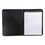 Samsill SAM71710 Contrast Stitch Leather Padfolio, 8 1/2 x 11, Leather, Black, Price/EA