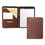 Samsill SAM71716 Contrast Stitch Leather Padfolio, 8 1/2 x 11, Leather, Tan, Price/EA