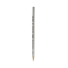 Prismacolor SAN02460 Verithin Smear-Proof Colored Pencils, 2 mm, Metallic Silver Lead, Metallic Silver Barrel, Dozen
