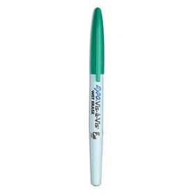 SANFORD INK COMPANY SAN16004 Vis-a-Vis Wet Erase Marker, Fine Bullet Tip, Green, Dozen