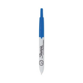 Sharpie SAN1735792 Retractable Permanent Marker, Extra-Fine Needle Tip, Blue