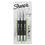 Sharpie SAN1758054 Grip Porous Point Stick Permanent Water Resistant Pen, Assorted Ink, Fine, 3/set, Price/ST