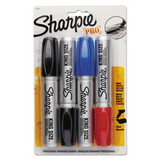 Sharpie 15674PP King Size Permanent Marker, Broad Chisel Tip, Assorted Colors, 4/Set