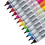 Sharpie SAN1810704 Brush Tip Permanent Marker, Medium Brush Tip, Assorted Colors, 12/Set, Price/ST