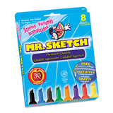 Mr. Sketch SAN1905070 Scented Watercolor Marker, Chisel Tip, 8 Colors, 8/set