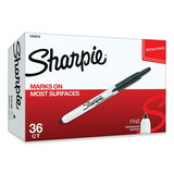 Sharpie 1926876 Retractable Permanent Marker, Fine, Black, 36 per pack