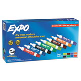 EXPO 2003995 Low-Odor Dry Erase Marker Office Pack, Broad Chisel Tip, Assorted Colors, 192/Pack
