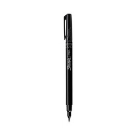 Sharpie 2011280 Brush Tip Pens, Fine Brush Tip, Black, 12/PK