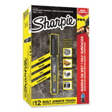 Sharpie 2017818 Pro Permanent Marker, Bullet Tip, Black, 1 Dozen