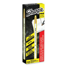 Sharpie SAN2060 Peel-Off China Markers, White, Dozen
