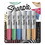 Sharpie SAN2089634 Metallic Chisel Tip Permanent Marker, Medium Chisel Tip, Assorted, 6/Pack, Price/PK