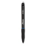 Sharpie 2096127 S-Gel Retractable Gel Pen, Bold 1 mm, Blue Ink, Black Barrel, 36/Pack