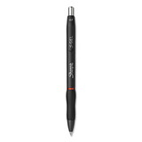 Sharpie SAN2096158 S-Gel High-Performance Gel Pen, Retractable, Medium 0.7 mm, Red Ink, Black Barrel, Dozen