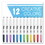 Sharpie SAN2117329 S-Note Creative Markers, Assorted Ink Colors, Chisel Tip, Assorted Barrel Colors, 12/Pack, Price/PK