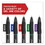 Sharpie S-Gel SAN2126231 S-Gel High-Performance Gel Pen, Retractable, Medium 0.7 mm, Five Assorted Ink Colors, Black Barrel, 8/Pack, Price/PK