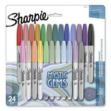 Sharpie SAN2136727 Mystic Gems Markers, Fine Bullet Tip, Assorted, 24/Pack