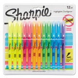 Sharpie SAN27145 Accent Pocket Style Highlighter, Chisel Tip, Assorted Ink, 12 Per Set
