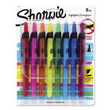 Sharpie SAN28101 Accent Retractable Highlighters, Chisel Tip, Assorted Colors, 8/set