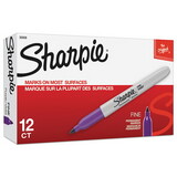 Sharpie SAN30008 Fine Point Permanent Marker, Purple, Dozen