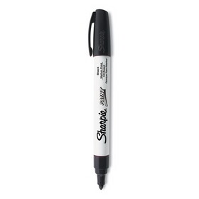 Sharpie SAN35549 Permanent Paint Marker, Medium Bullet Tip, Black