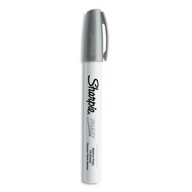 Sharpie SAN35560 Permanent Paint Marker, Medium Point, Silver