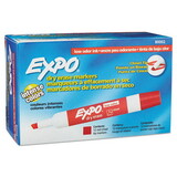 SANFORD INK COMPANY SAN80002 Low Odor Dry Erase Marker, Chisel Tip, Red, Dozen